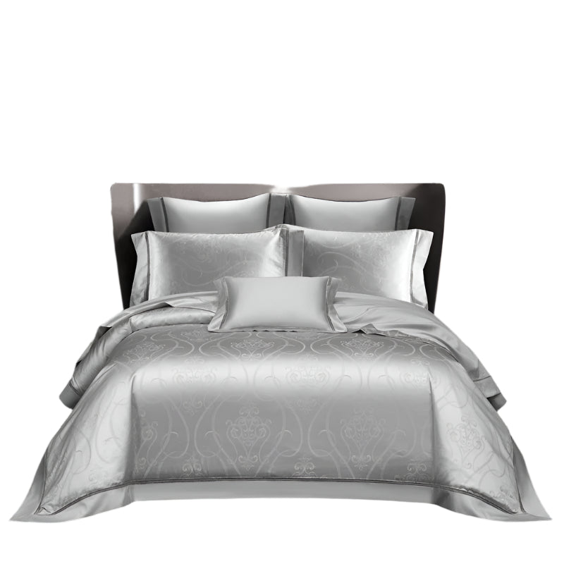140 Long-staple Cotton Pure Cotton All Cotton Four-piece Jacquard Beddings High-grade Five-star Hotel Quilt Cover Bedding